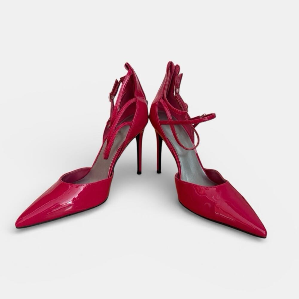 Nine West Frann D'Orsay High Pumps 11M Pink  Elegant Night Out Party Barbie Y2K
